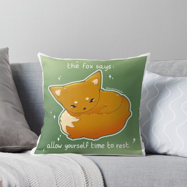 Item preview, Sleepy Fox | Gentle Reminders Animals designed and sold by madeleinecbo.