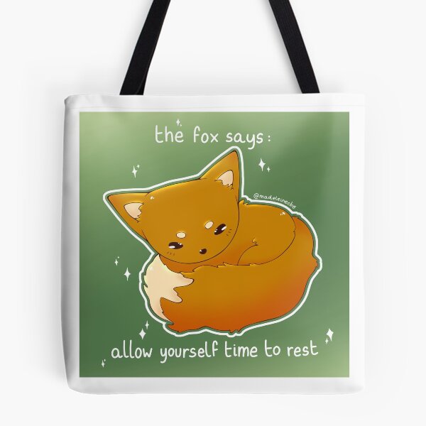 Item preview, Sleepy Fox | Gentle Reminders Animals designed and sold by madeleinecbo.