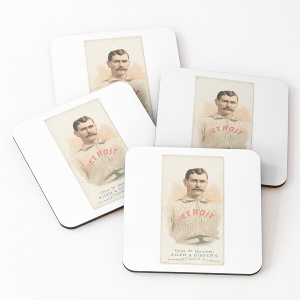 Item preview, Chas. W. Bennett, vintage baseball card portrait designed and sold by jwebmarket.
