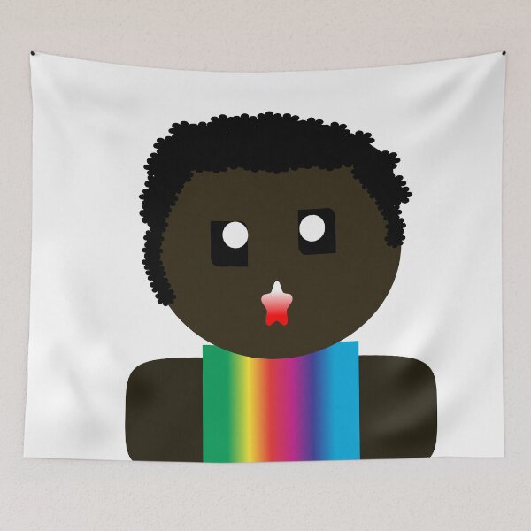 Item preview, CUTE GUY IN PRIDE FLAG SHIRT designed and sold by RetroPlaceee.