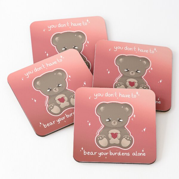 Item preview, Loving Bear | Gentle Reminders Animals designed and sold by madeleinecbo.