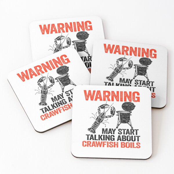 Item preview, Warning May Start Talking About Crawfish Boils Funny Crawfish designed and sold by Stronzi.
