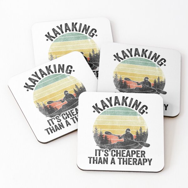 Item preview, Kayaking It's Cheaper Than A Therapy Funny Kayak Gift designed and sold by Stronzi.