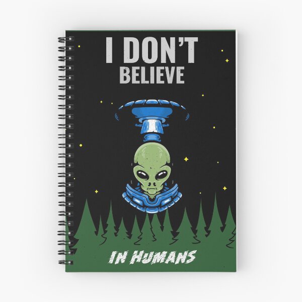 Item preview, I don't believe in humans, Alien holder, Alien navy, Ufo Alien Vintage Gift  designed and sold by Imakeyouhappy.