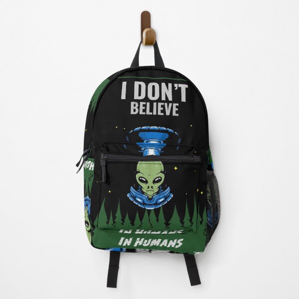 Item preview, I don't believe in humans, Alien holder, Alien navy, Ufo Alien Vintage Gift  designed and sold by Imakeyouhappy.