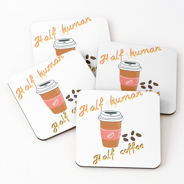 Item preview, Half human half coffee designed and sold by T-ShirtIn85.