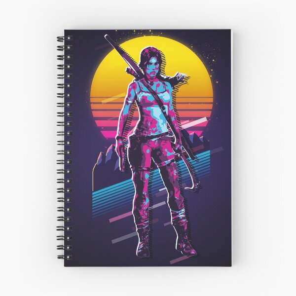 Artikelvorschau, Tomb Raider - Lara Croft *80er Retro* entworfen und verkauft von MyRetroArt.