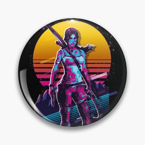 Item preview, Tomb Raider - Lara Croft *80s Retro* designed and sold by MyRetroArt.