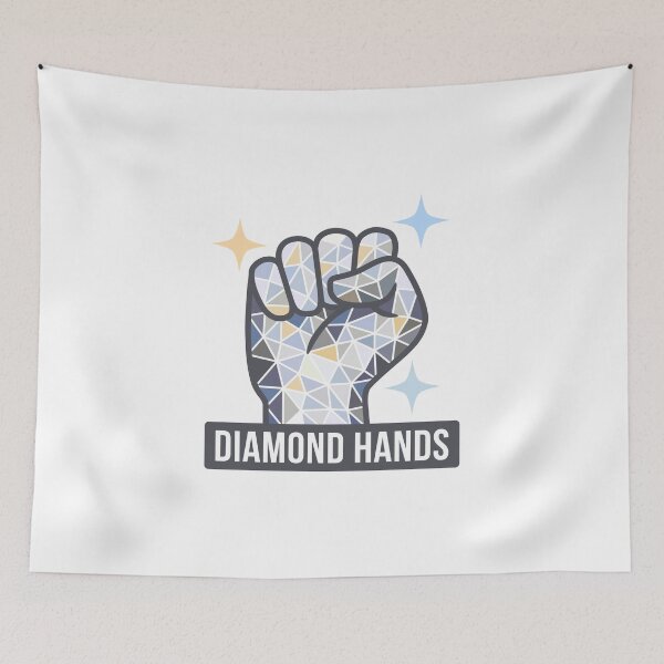 Item preview, Diamond Hands / Holder of Stocks & Cryptocurrency designed and sold by MartialRed.