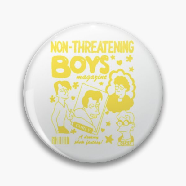 Item preview, Non-threatening boys Simpsons in pastille yellow designed and sold by skimmedlogos.