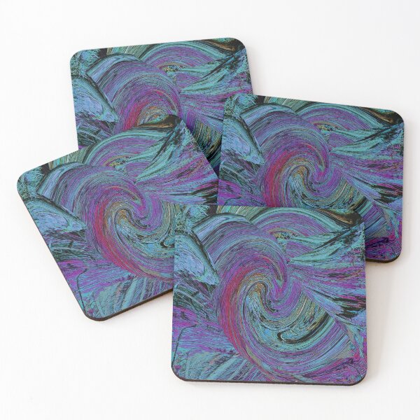 Item preview, Digital Abstract Spirals in Blue and Red designed and sold by BeceroCreations.