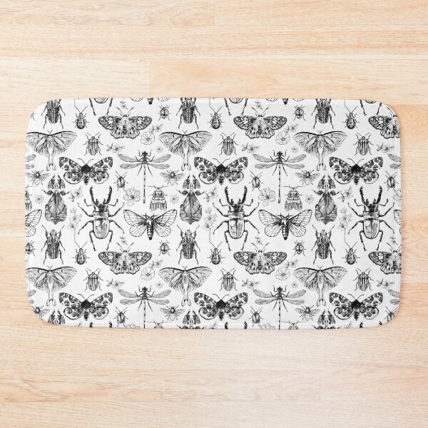 Item preview, Insect pattern. Bright White. designed and sold by NhfOriginals.