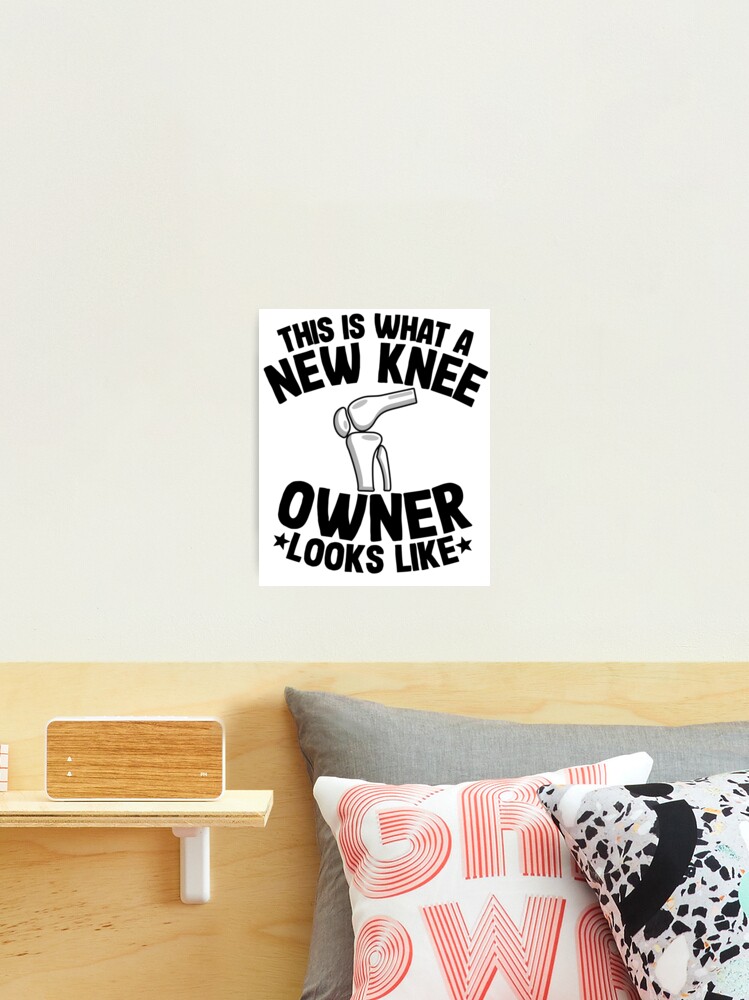 New Knee Owner Funny Knee Replacement Surgery Recovery Throw Pillow by  Stronzi