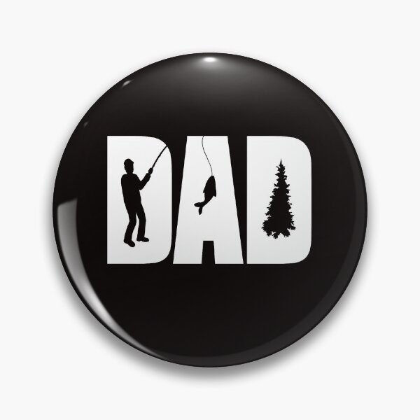 Item preview, Fishing Dad - Dad Word Text With Fishing Icon Cut outs White designed and sold by WearWolfDesigns.
