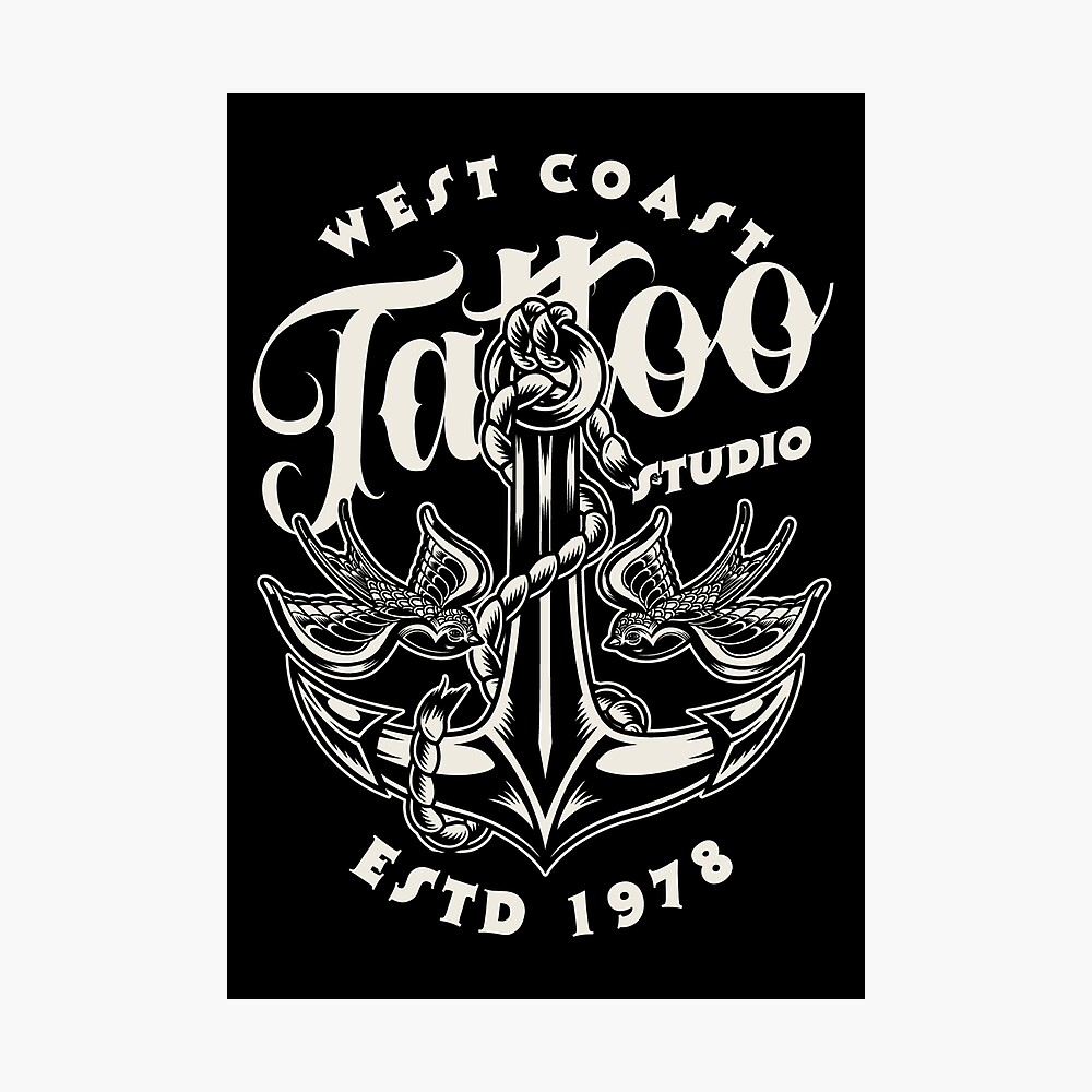 Top more than 127 black anchor tattoo studio super hot vova.edu.vn