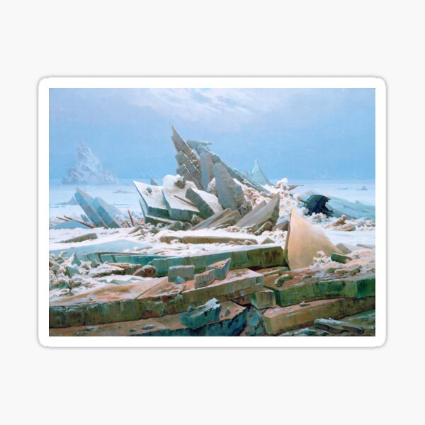 Artikel-Vorschau von Caspar David Friedrich - Das Eismeer (1824), designt und verkauft von HistoryRestored.