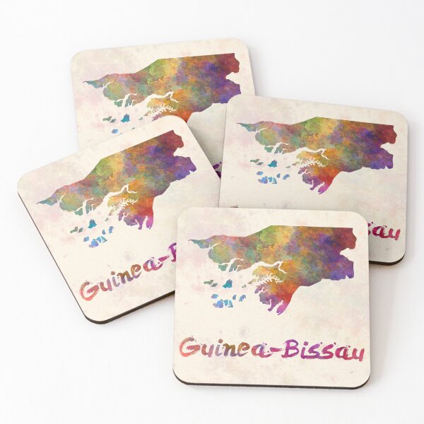 Item preview, Guinea-Bissau in watercolor designed and sold by paulrommer.