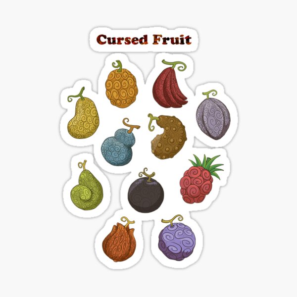 Devil Fruit Stickers for Sale