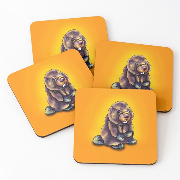 Item preview, Beaver stuffed animal illustration designed and sold by Pauletart.