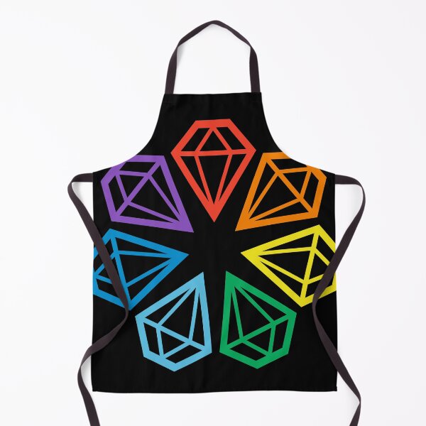 Item preview, Gay Pride LGBT Rainbow minimalist polygon diamonds designed and sold by iclipart.
