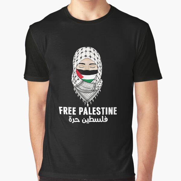 Free Gaza Free Palestine T-Shirt Palestinians Flag Fist