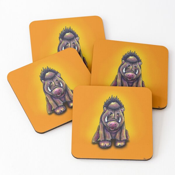 Item preview, Boar stuffed animal illustraion designed and sold by Pauletart.