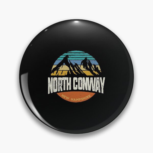 Item preview, Retro North Conway New Hampshire Outdoors Mountain Graphic designed and sold by ribbinjunk.