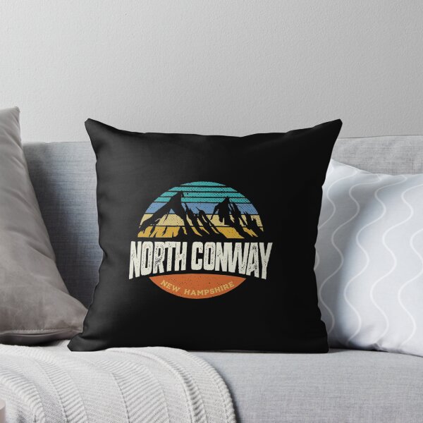 Item preview, Retro North Conway New Hampshire Outdoors Mountain Graphic designed and sold by ribbinjunk.