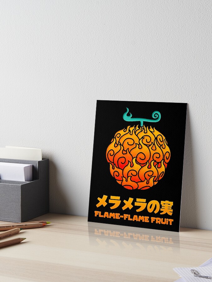 gasha gasha no mi devil fruit Art Board Print for Sale by goldjuliana