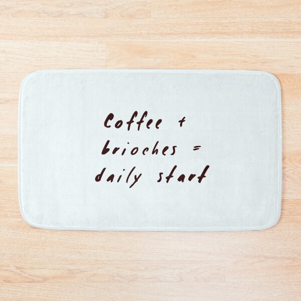 Item preview, *Coffee + brioches = daily start* designed and sold by ITALY-Roselli-.