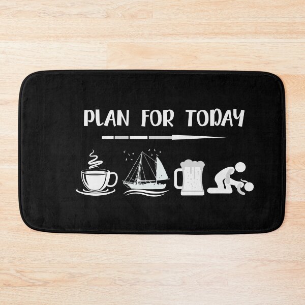 Item preview, Sailing t shirt men funny sailor daily plan designed and sold by Jeny Lisa.