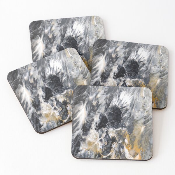 Item preview, Grey White Black Abstract Act designed and sold by BEyourself be.