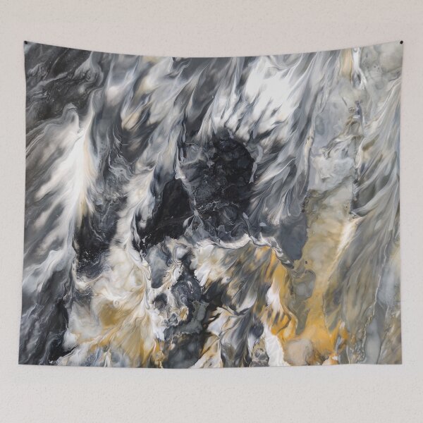 Item preview, Grey White Black Abstract Act designed and sold by BEyourself be.