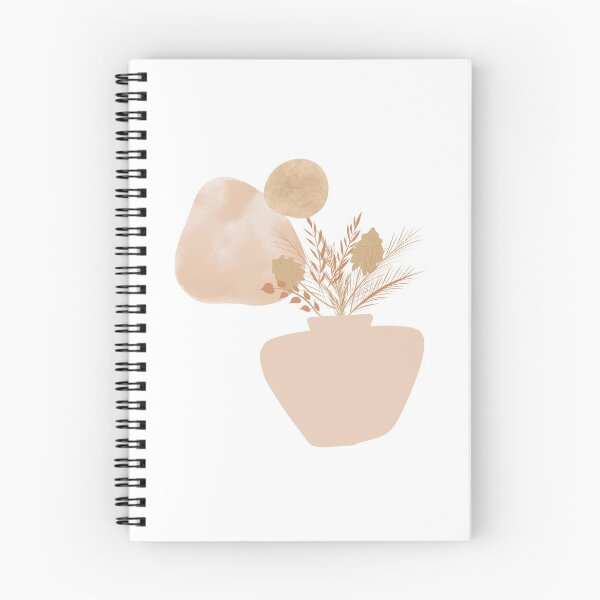 Item preview, Plantas secas modernas Boho abstracto retro en arte de color neutro florero designed and sold by Le Moonie.