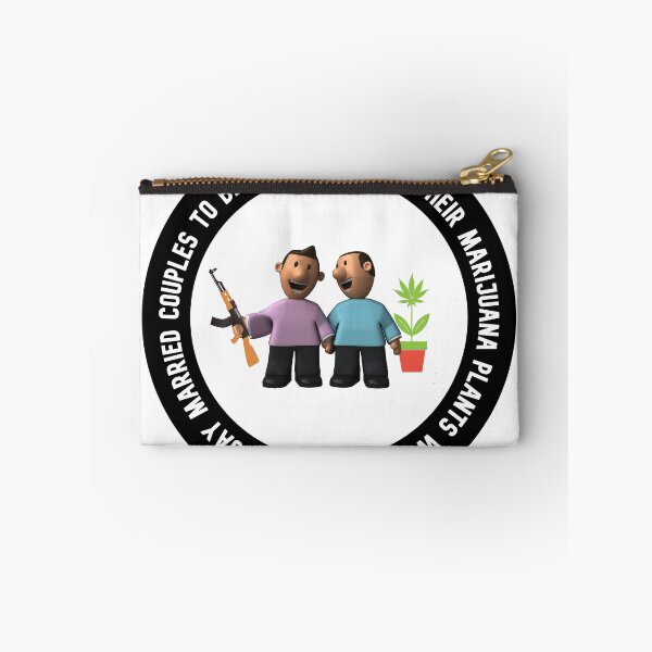 Item preview, Gay Couples Defend Their Weed with Guns designed and sold by WakeNBake-Tees.