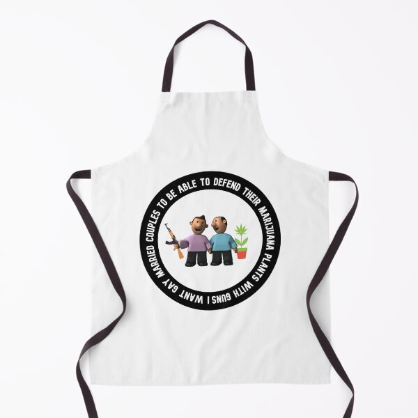 Item preview, Gay Couples Defend Their Weed with Guns designed and sold by WakeNBake-Tees.