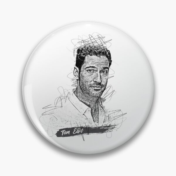 Item preview, Tom Ellis Abstract Sketch Art, Tom Ellis designed and sold by graphic-genie.
