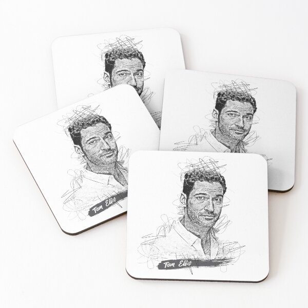 Item preview, Tom Ellis Abstract Sketch Art, Tom Ellis designed and sold by graphic-genie.