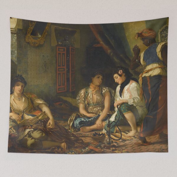 Item preview, Eugène Delacroix - Women of Algiers in Their Apartment (Femmes d'Alger dans leur appartement) 1834 designed and sold by HistoryRestored.