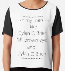 Teen Wolf - Like Dylan O'Brien Chiffon Top