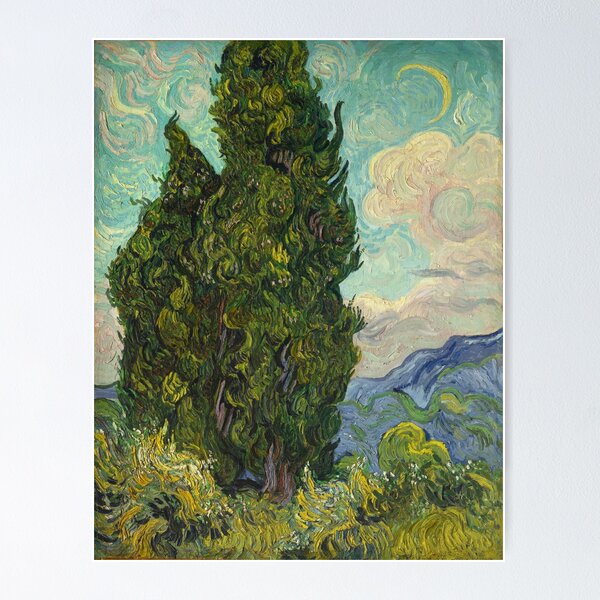 Item preview, Trees by Vincent Van Gogh designed and sold by Vintage Designs +.