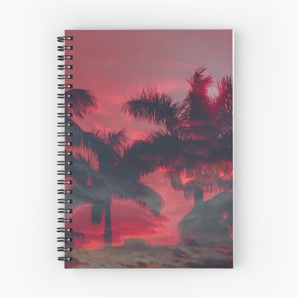 Item preview, Red palm trees designed and sold by Beeroclock.
