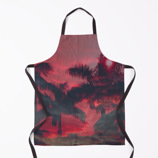 Item preview, Red palm trees designed and sold by Beeroclock.