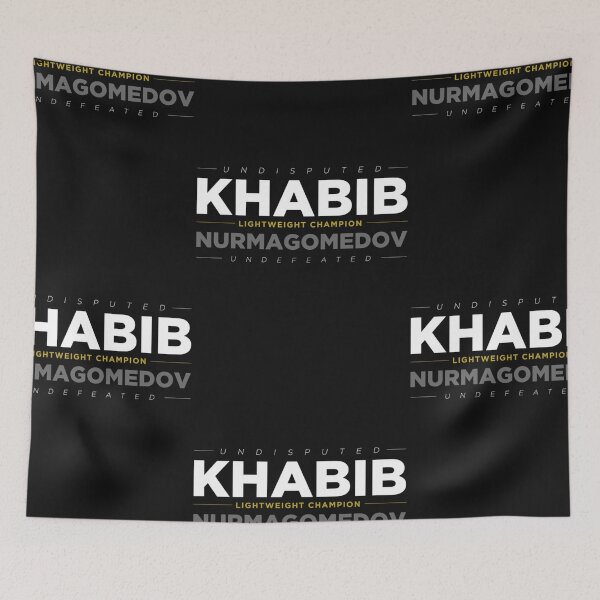 Item preview, Khabib Nurmagomedov - Undefeated, Undisputed Premium  designed and sold by RobertLang87.