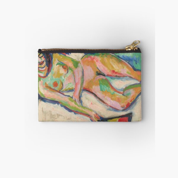 Artikelvorschau, Ernst Ludwig Kirchner - Liegender Akt mit Fächer 1909 entworfen und verkauft von HistoryRestored.