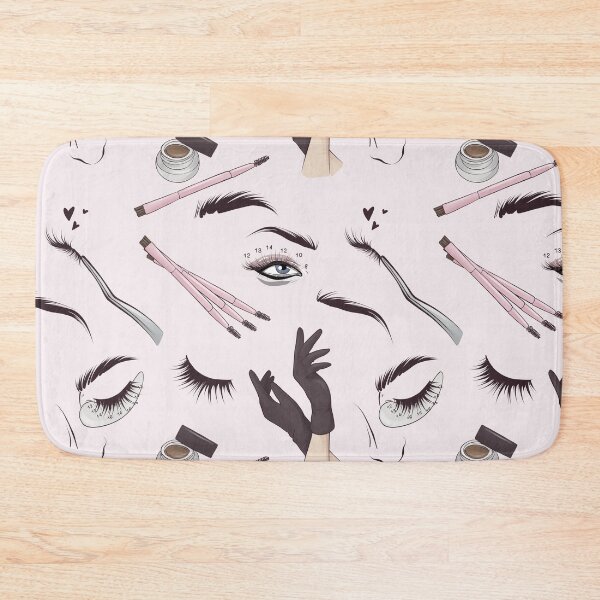 Item preview, Beauty salon makeup lashes print  designed and sold by Milatoo.