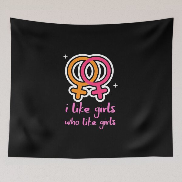 Item preview, I Lkie Girls Who Like Girls - LGBT Design designed and sold by mum-of-two.