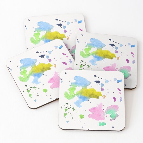 Item preview, watercolor abstract spots, designed and sold by sonaadalian.