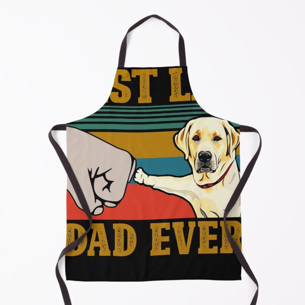 Item preview, Best Lab Dad Ever Yellow Labrador Retriever Bump Fit Vintage designed and sold by dachashcraft.