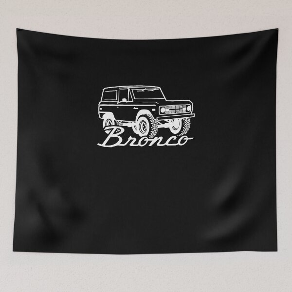 Item preview, Ford Bronco 1966-1977 Ford Bronco White Print w_tires  designed and sold by Phalanxunt.